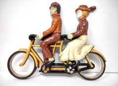 Homco Wall Art Decor 3 Piece Car Bicycle Horse Carriage 1975