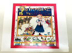 Vtg Mary Engelbreit Poster, Castles To The Imagination, 16″x20″, 1994 Unframed