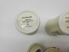 3 1987 Vintage MJ Hummel Porcelain Spice Jars AG Cham Switzerland Thyme Rosemary