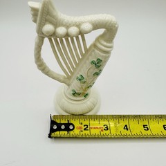 Lot Of 6 Vintage Belleek Irish Shamrock Porcelain Harp Murphys Pub St Patrick’s