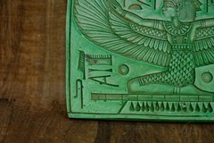 Authentic Ancient Egyptian Antiquities Stone Isis Rare Green Statue Egyptian BC