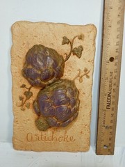 Vintage Homco Kitchen Wall Decor Set Of 3 Rustic Boho Cottagecore Plaque Gia Art
