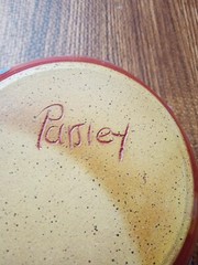 Original Parsley Pottery Bowl