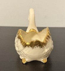 Vintage Lenox Swan Blue Logo 24K Gold Wings Paddle Foot Made In USA