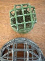 Set of 8 Vintage Floral Frogs Cages Heavy Metal Pin Floral Ikebana Weighs 7+ lb