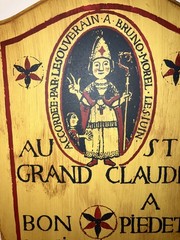 Replica Sign Tavern in Switzerland Wood Hand Painted 13” x 8 ½’