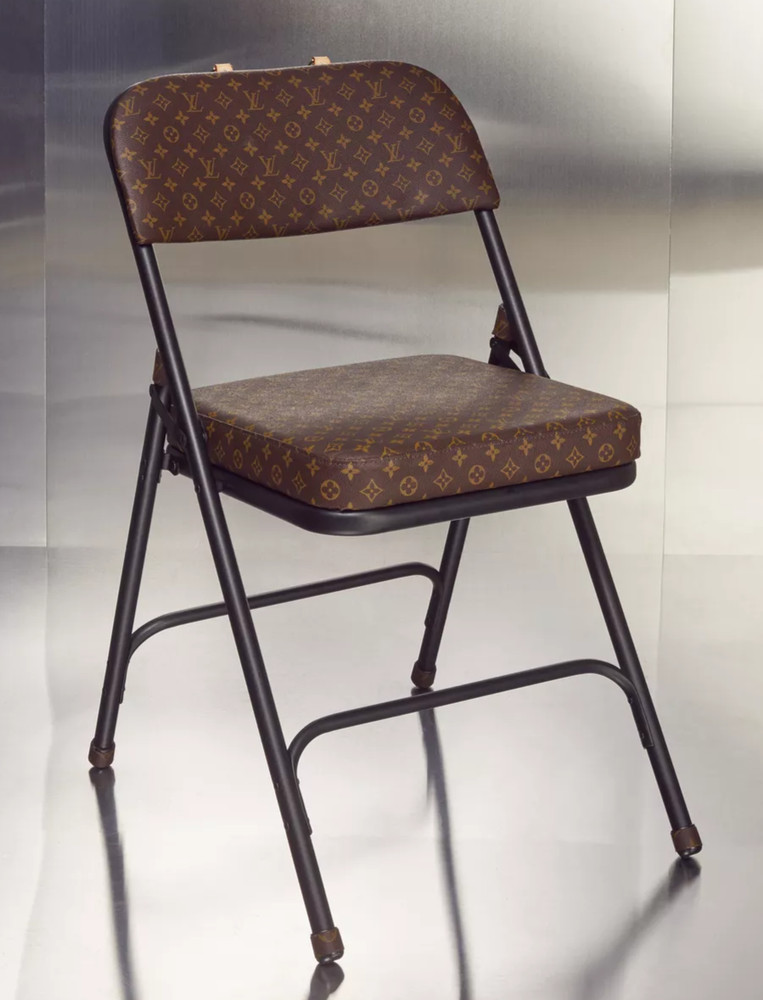 Louis Vuitton Classic Monogram – Folding Chair by Sarah Coleman – RARE