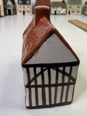 Mudlen End Studio Felsham Suffolk Pottery Miniature House Cottage Tudor Style