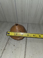 Vintage Carved Brazil Nut Pod Rattle Sculpture Hand Carved Natural Decorative