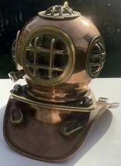 Rolex Watch Advertising Display Shop Window Copper Deep Sea Divers Helmet
