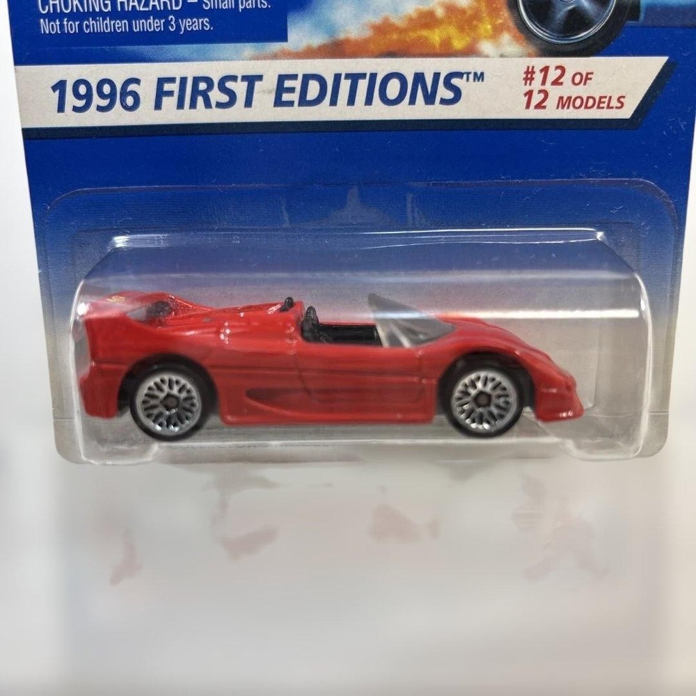 Hot Wheels Ferrari F50 1996 First Edition Miniature Car Unopened Collectible