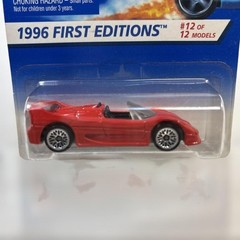 Hot Wheels Ferrari F50 1996 First Edition Miniature Car Unopened Collectible