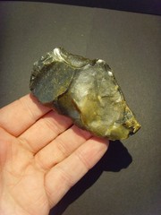 Lower Paleolithic – fine unifacial Acheulean scraper. c.450,000+ BP.