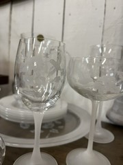 Crystal Etched Avon Hummingbird 1980 Collection Lot Of 45 Pieces Made in France