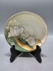 Vintage Hand-painted RS Germany Porcelain Bowl Art Nouveau Style Flowers