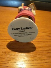 Foxy Ladies MABEL Bobblehead Figurine “IT’S MY BODY & I”LL EAT WHAT I WANT TO”