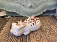 CERAMARTE BRAZIL AVON 1978 POTPOURRI HAND DECORATED CAT For Laundry Beads