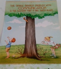 Mary Engelbreit COMMUNICATION Wall Art 10 3/4″ x 13″ Unframed
