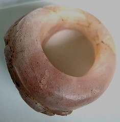 300 BC Authentic Ancient Roman hololith Ring Engraved Gemstone Depict Dolphin