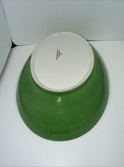 Fitz & Floyd Vintage Circa 1975 RONDELET Tourquoise Oval veggie bowl