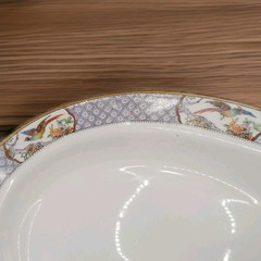 A Birdsong From Another Century Antique W. H. Grindley 12” Serving Platter C1908
