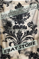 Gothic Wall Tapestry Dark Victorian Pattern victorian haunted luxury 59X82 in