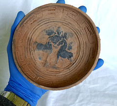 300 BC Ancient Roman Ceramic Terracotta Plateful Plate Museum Quality Artifact
