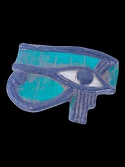 RARE ANTIQUE ANCIENT EGYPTIAN Heavy Stone Eye of Horus Symbol Protection Health