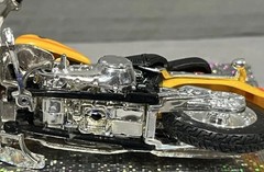 2000 Hot Wheels Motorcycle Harley Davidson Fat Boy 1/18 Scale Model Biker