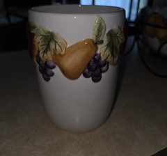 Rare! Home Interiors Sonoma Villa Utensil Holder / vase