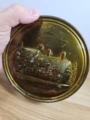 Lot Of 3 Vintage Decorative Brass Plates All Made In England