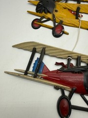 Vintage Set of Metal Diecast Airplanes Collectible Decor Wall Art 1975 by HOMCO