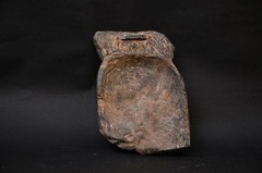 Egyptian Hathor Mask Sculpture Ancient Egyptian Face and Solid Stone Mythology