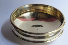 Brass Traditional Kerala Hindu Uruli VesseI Flower Pot Home Decor Urli 5.5 Inch