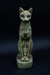 Egyptian Artifacts Rare Authentic Pharaonic Statue Of Egyptian Goddess Bastet BC