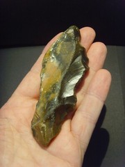 Lower Paleolithic – Fine Acheulean lateral scraper. c.450,000 BP.