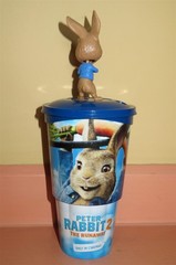 New Peter Rabbit 2 Bobblehead Figure Cinema Exclusive Movie Cup + Topper