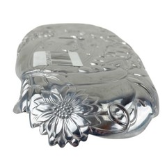 Fitz and Floyd Metal Serving Tray Harvest Pumpkins Fall Gourds Sunflowers 12″x6″