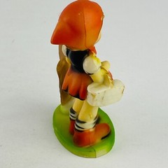 Bus Stop Girl Figurine Celluloid Hard Plastic Hummel Style Collectible