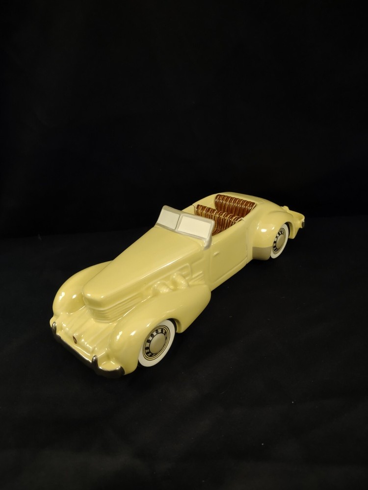 1937 Cord Convertible Handcrafted In Brazil In 1984 Ceramic Vintage Still In Box