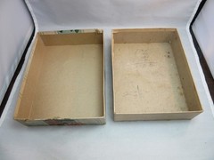 1910’s art nouveau Twilight Reflections embossed stationary box