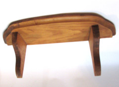 Vintage Traditional Solid Pine Wood Half Circle Round Sconce Wall Shelf 5x6x15.5