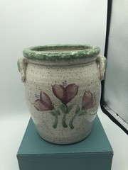 Original Parsley Artisan Pottery Magnolia￼ Utensil Holder / Planter / Vase