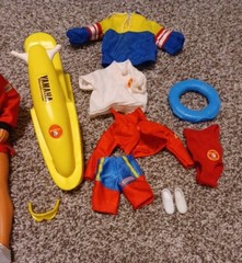 Barbie Baywatch 1968 with jet ski and more