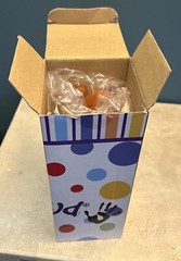 Our Name is Mud FINALLY 21 Painted Wine Glass in original packaging