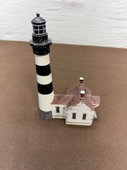 Country Crafts by C Henson Wooden Lighthouse Bodie Island