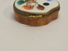 Authentic Limoges Box France Artist’s Paint Pallet Chamart Co. Exclusive