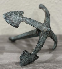 Rustic Anchor Nautical Home Decor Antique-Bronze Verdigris Green Cast Iron Metal