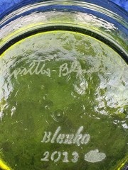 Blenko Glass Works “Deep Green Beehive Tiered” Bowl Signed “ Walter Blenko-2013”