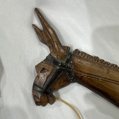 Rare! Large Vintage 1970 Sexton Usa Man Donkey Burro Metal Art Wall Hanging